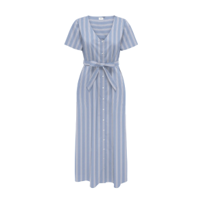 JACQUELINE de YONG JDYMIO MAXI SHIRT DRESS BLUE