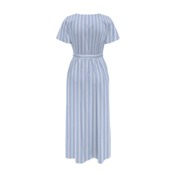 JACQUELINE de YONG JDYMIO MAXI SHIRT DRESS BLUE