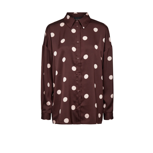 LIBERT� ESSENTIEL DOTTI SHIRT PLUM ROSE BIG DOT