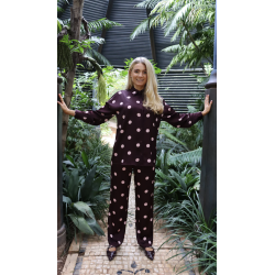 LIBERT� ESSENTIEL DOTTI SHIRT PLUM ROSE BIG DOT