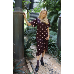 LIBERT� ESSENTIEL DOTTI DRESS ROSE BIG DOT