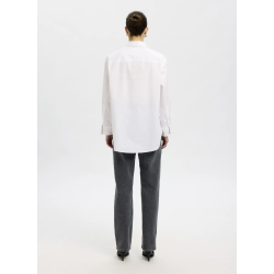 SELECTED FEMME SLFESTER OVERSIZE SHIRT WHITE