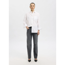 SELECTED FEMME SLFESTER OVERSIZE SHIRT WHITE