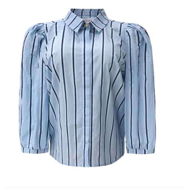 LIBERT� ESSENTIEL FLORA BLOUSE L.BLUE STRIPE L.BLUE