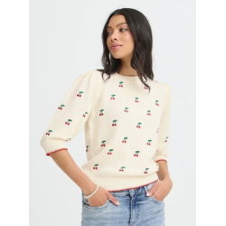 B.YOUNG BYMELBA JUMPER WHITE/RED