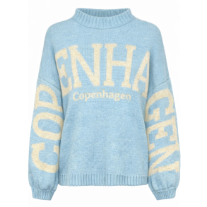 MARTA DU CHATEAU ARIA KNIT LIGHT BLUE/BEIGE