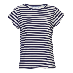 LIBERT� ESSENTIEL ALMA U-TSHIRT BLUE STRIPE