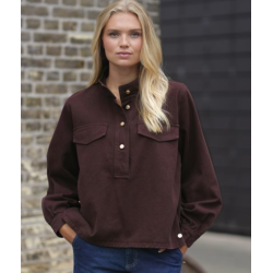 PREPAIR BIANCA BLOUSE BORDEAUX