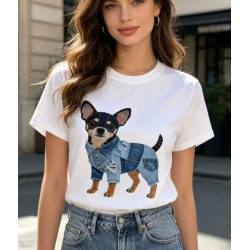 ISAKO TEE CHIHUAHUA WHITE