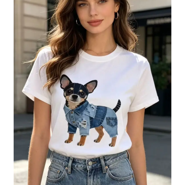 ISAKO TEE CHIHUAHUA WHITE
