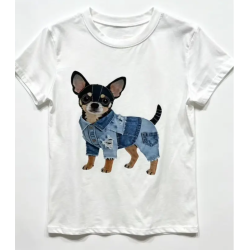ISAKO TEE CHIHUAHUA WHITE