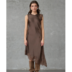 LOVE AND DIVINE LOVE1560 DRESS BROWN