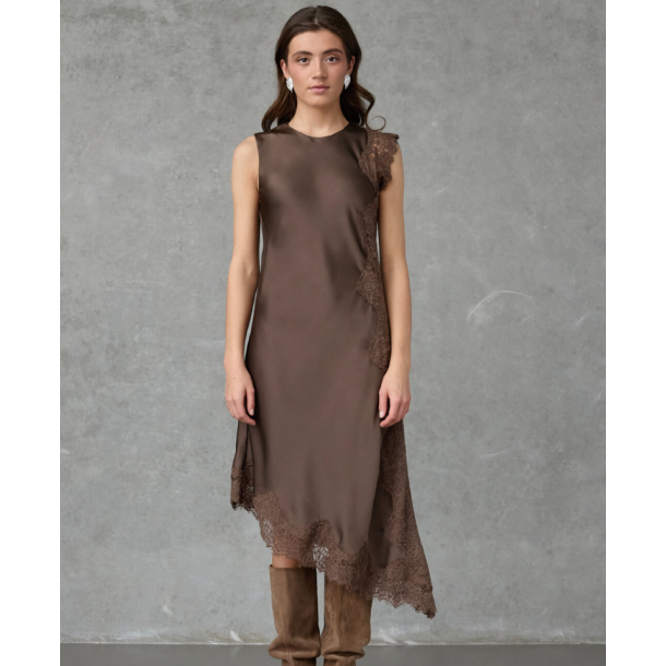 LOVE AND DIVINE LOVE1560 DRESS BROWN
