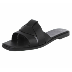 NOVA MONACO SLIPPER BLACK PU
