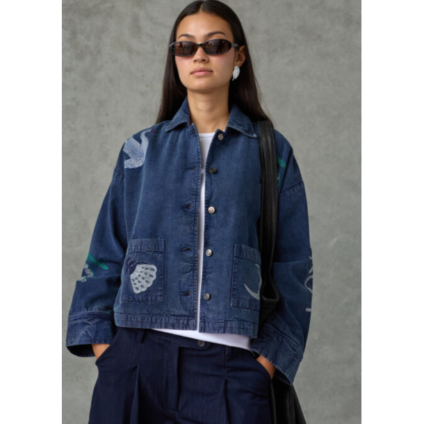 LOVE AND DIVINE LOVE1612-1 JACKET NAVY
