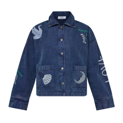 LOVE AND DIVINE LOVE1612-1 JACKET NAVY