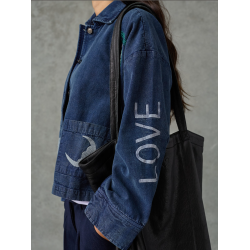 LOVE AND DIVINE LOVE1612-1 JACKET NAVY