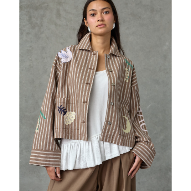 LOVE AND DIVINE LOVE1612 JACKET HAZELNUT
