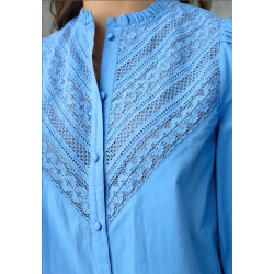 LOVE AND DIVINE LOVE805-2 SHIRT BLUE 