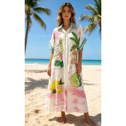 ISAKO SALENTO DRESS LEMON