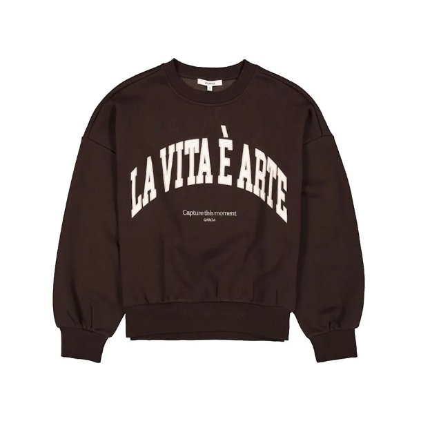 GARCIA T260262 SWEATSHIRT HAZEL BLOOM 