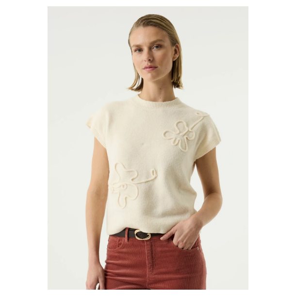 GARCIA T260241 PULLOVER WHITECAP