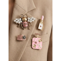 ISAKO BROOCH SET OF 4 PINK