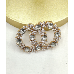 ISAKO BROOCH ROUND GOLD
