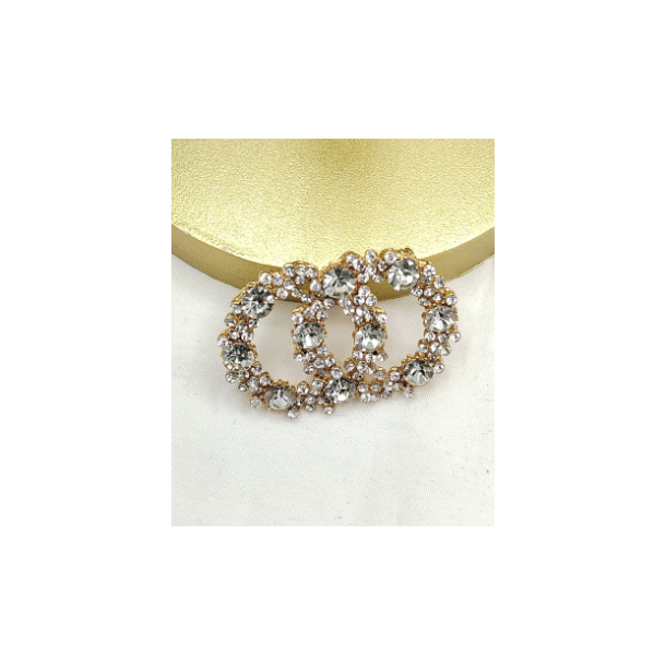ISAKO BROOCH ROUND GOLD