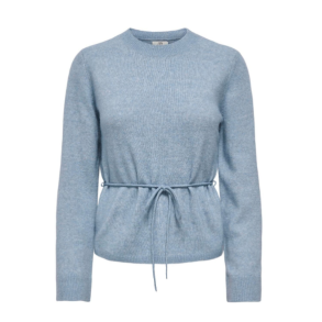 JACQUELINE de YONG JDYELSA TIE PULLOVER WINDWARD BLUE