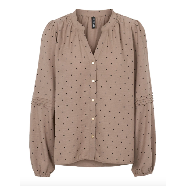 PREPAIR HARRIET BLOUSE CAPPUCCINO