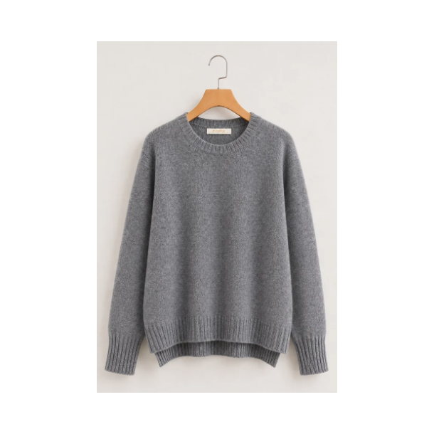 ISAKO KENYA PULLOVER L.GREY 