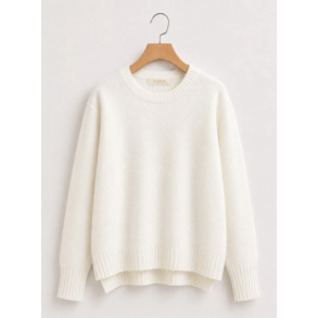 ISAKO KENYA PULLOVER WHITE 