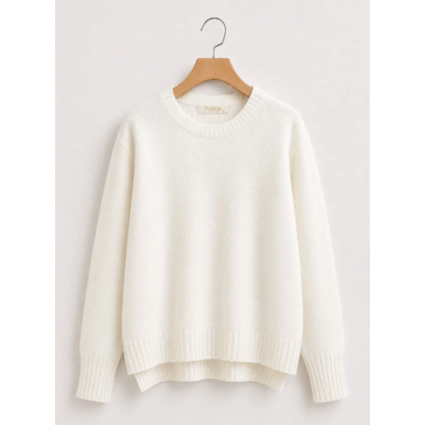 ISAKO KENYA PULLOVER WHITE 