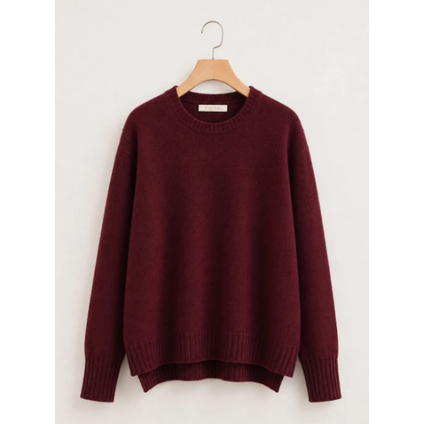 ISAKO KENYA PULLOVER BORDEAUX 
