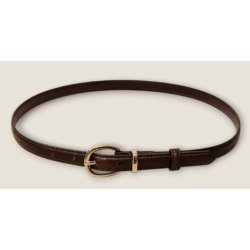 ISAKO KAMMA LEATHER BELT BROWN