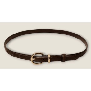 ISAKO KAMMA LEATHER BELT BROWN