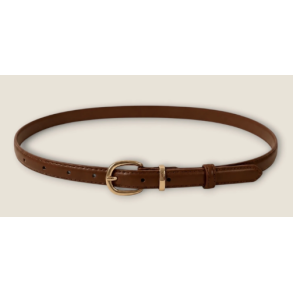 ISAKO KAMMA LEATHER BELT CAMEL