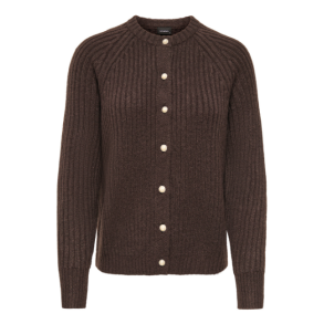 ONLY ONLKALIBU L/S CARDIGAN CHOCOLATE BROWN