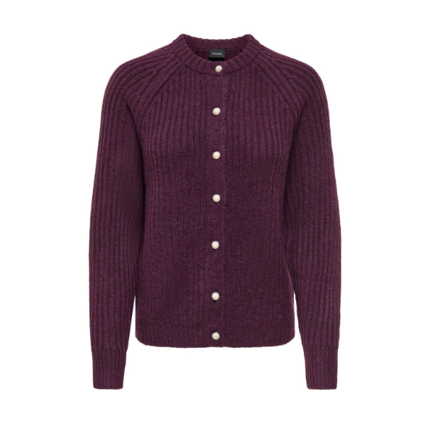 ONLY ONLKALIBU L/S STRIK MAUVE WINE