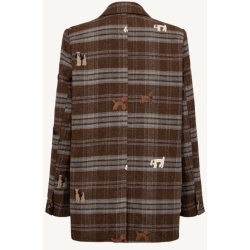N�MPH NUEZMA OVERSIZE BLAZER KELP KELP BROWN HOUND