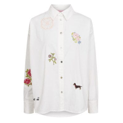 N�MPH NUHOLLIE SHIRT BRIGHT WHITE