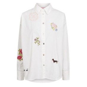 N�MPH NUHOLLIE SHIRT BRIGHT WHITE