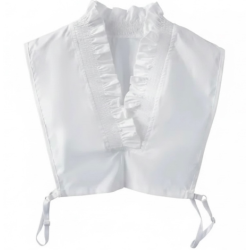 ISAKO COLLAR FRILL WHITE