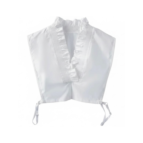 ISAKO COLLAR FRILL WHITE