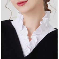 ISAKO COLLAR FRILL WHITE