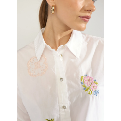 N�MPH NUHOLLIE SHIRT BRIGHT WHITE