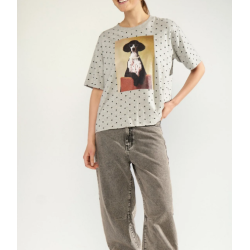 N�MPH NUROSSA OVERSIZE T-SHIRT L.GREY