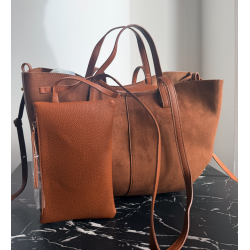 ISAKO SIENNA TOTE BAG CAMEL