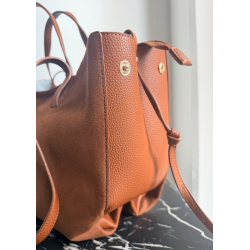 ISAKO SIENNA TOTE BAG CAMEL
